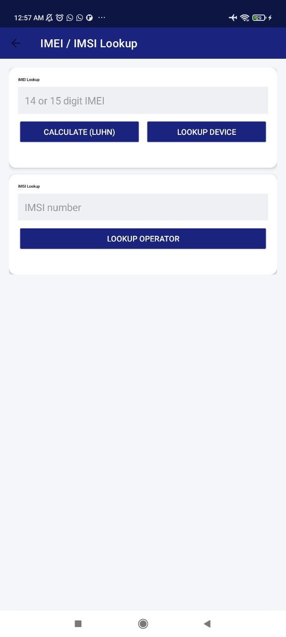 IMEI IMSI Lookup